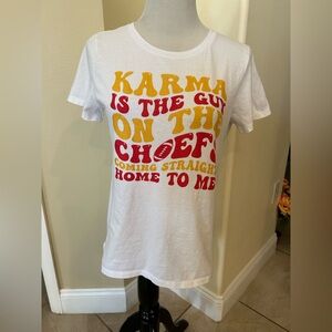 Taylor Swift Karma Swifty Med/Lg  Cotton TShirt